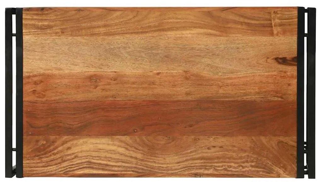 Mesa de Café 90x50x38 cm Madeira Maciça de Acácia