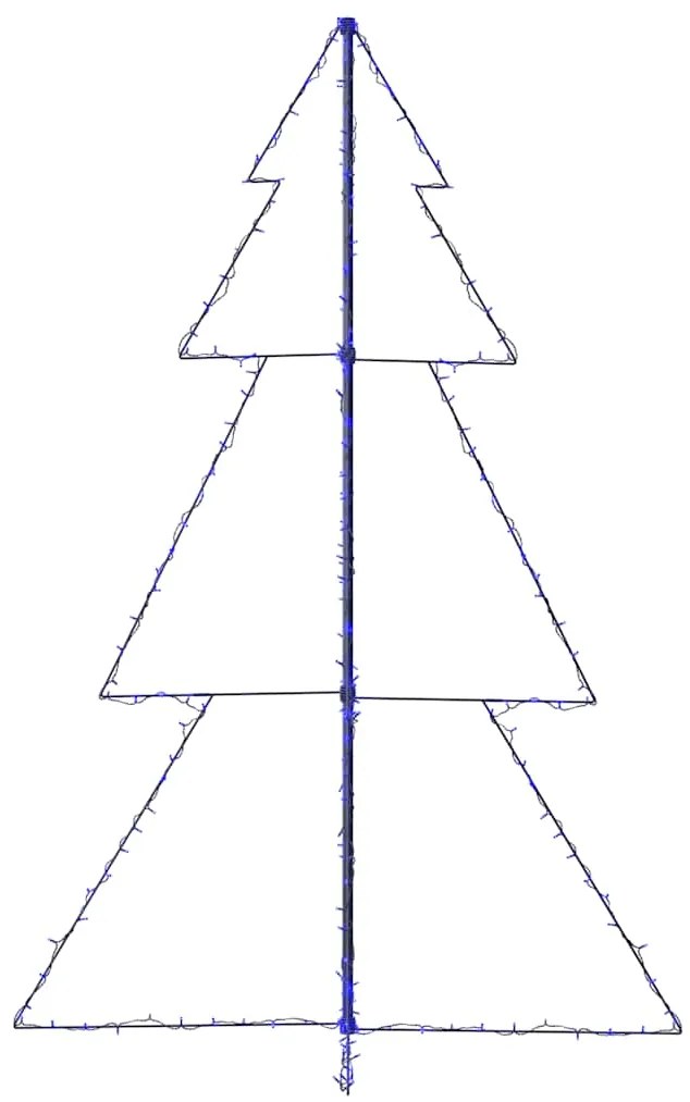 Árvore de Natal em cone 240 LEDs 118x180 cm interior e exterior