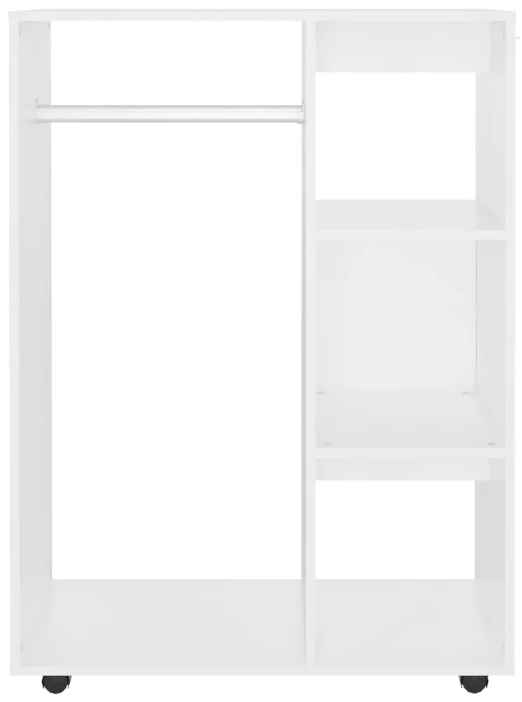 Roupeiro 80x40x110 cm derivados madeira branco