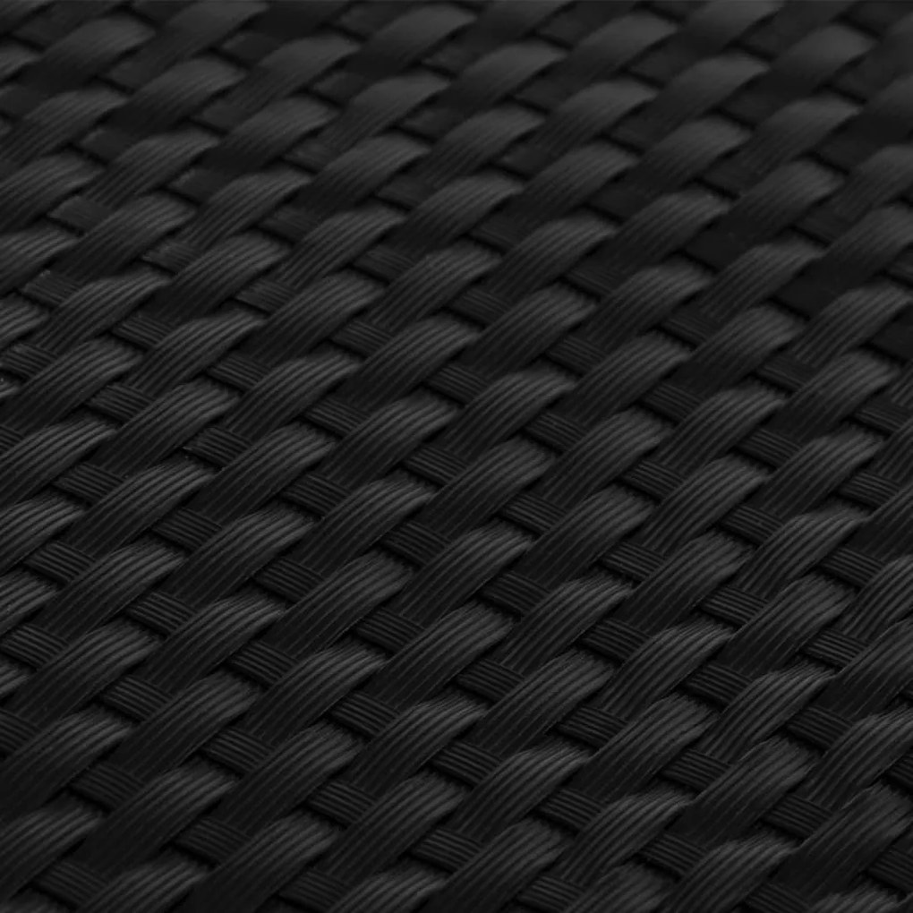 Tela de varanda 300x90 cm vime PE preto