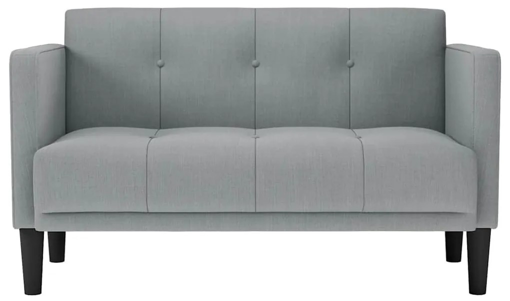 Sofá-luvas 111 cm tecido cinzento-claro