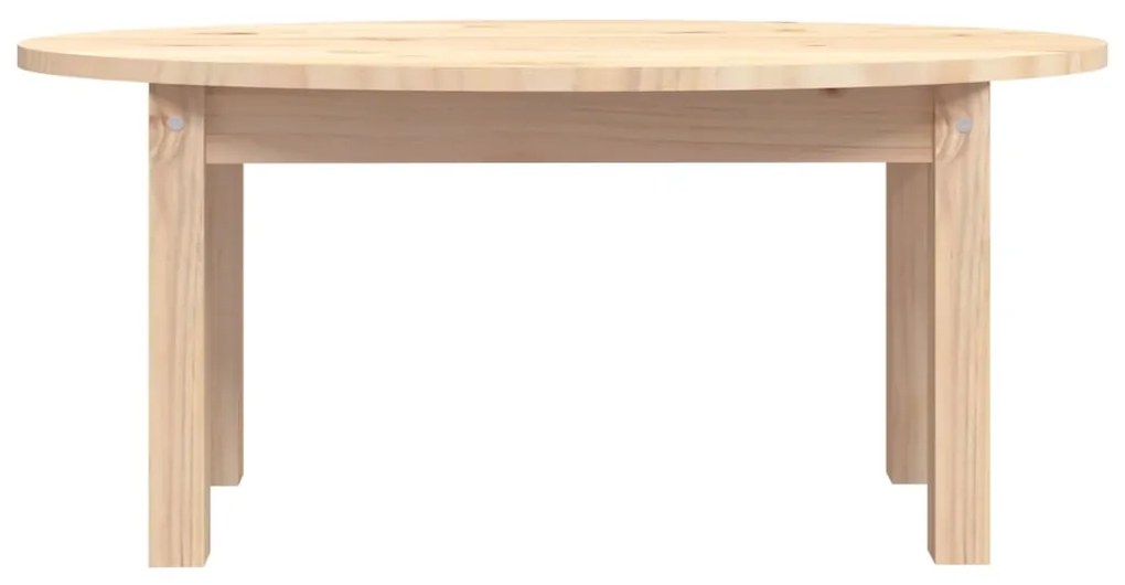 Mesa de centro 80x40x35 cm madeira de pinho maciça