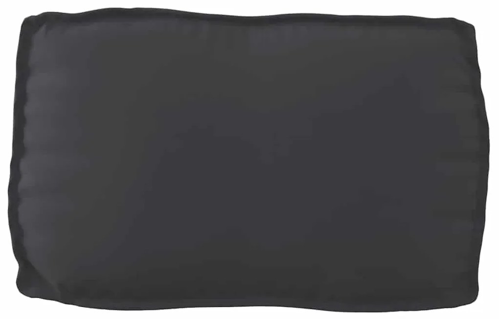 Almofada de Palete para Encosto Preta 70 x 40 x 12 cm em Tecido Oxford