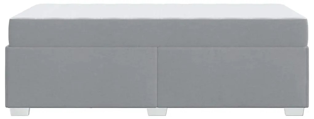 Estrutura da Cama Outros Cinzento-claro 90 x 190 cm tecido