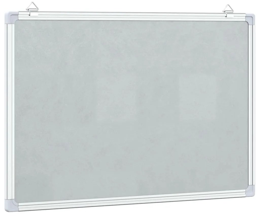 Quadro branco magnético 60x40x1,7 cm alumínio