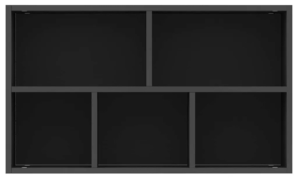 Estante/aparador 50x25x80 cm derivados de madeira preto