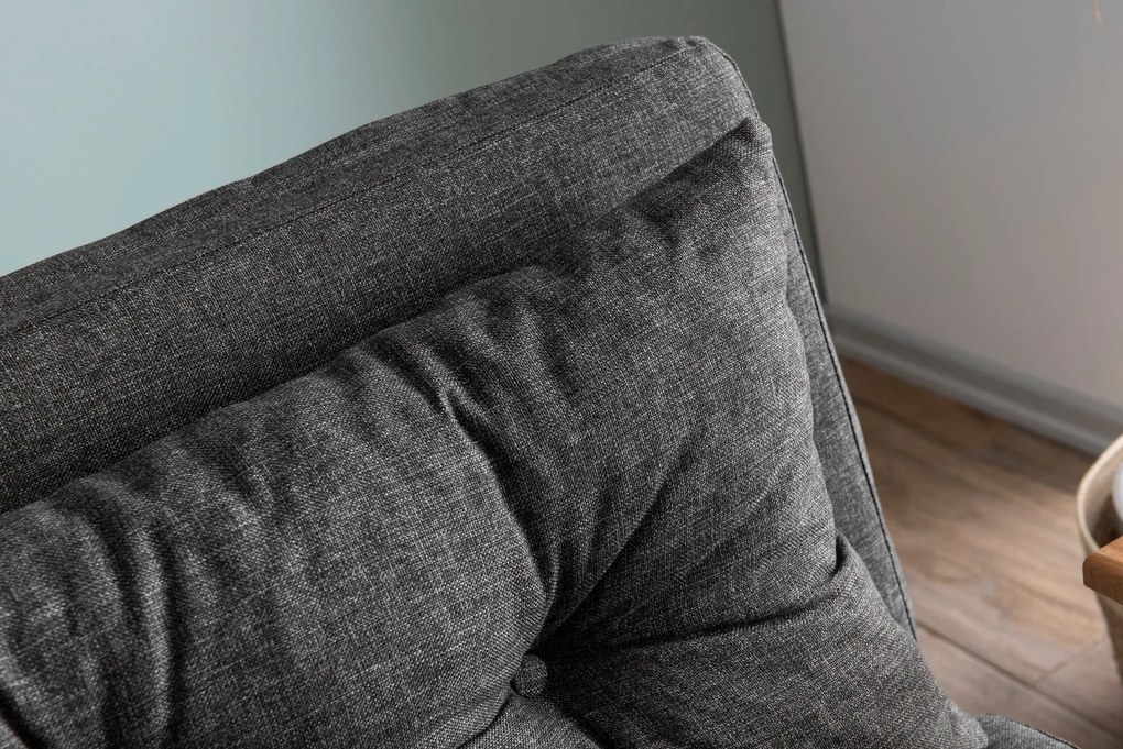 Sofá-Cama 2 Lugares Sando – Cinzento Escuro – 175 cm x 133 cm