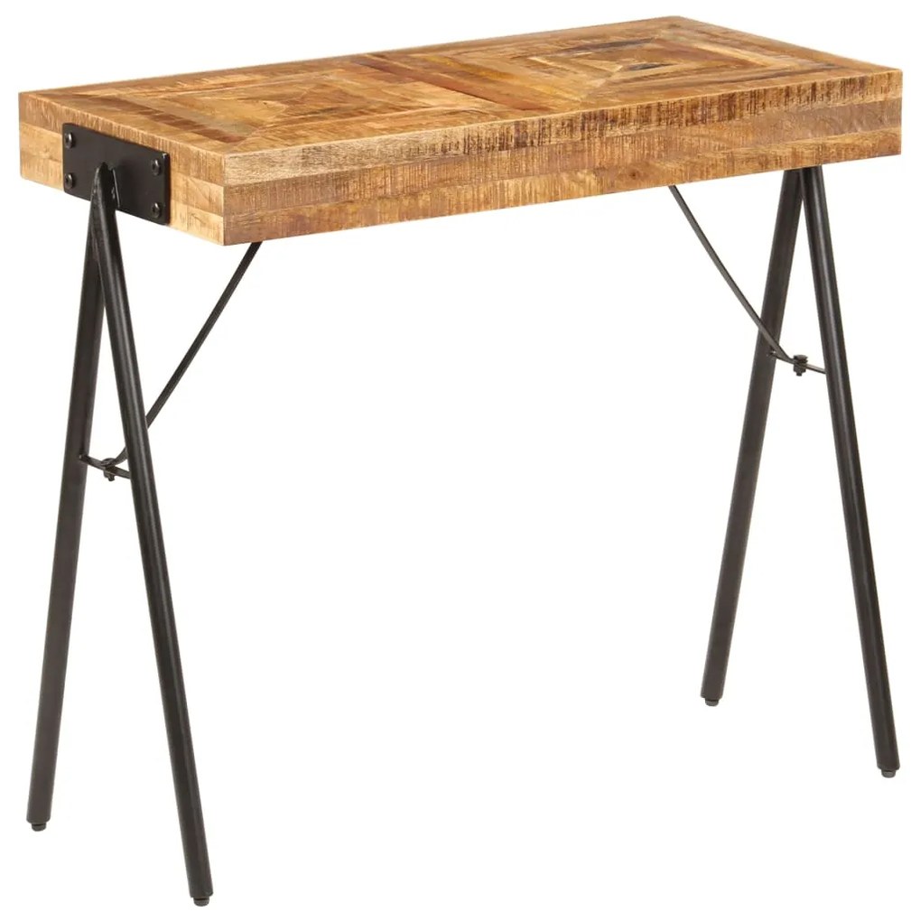 Mesa consola madeira de mangueira maciça 80x40x75 cm