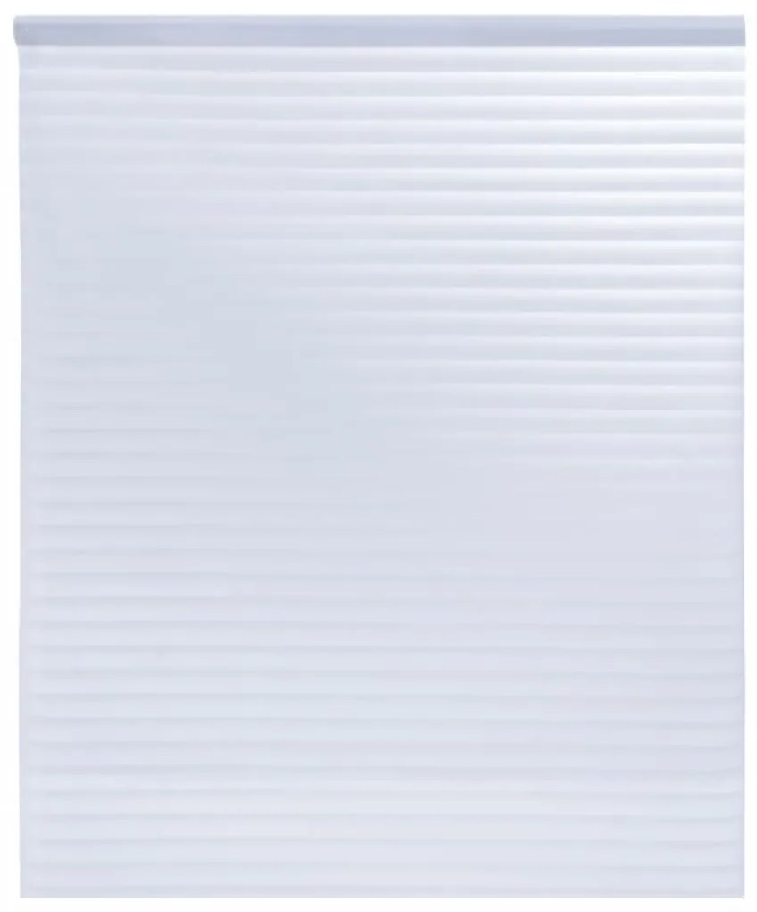 vidaXL Película para janela fosca 60x500 cm PVC padrão de riscas