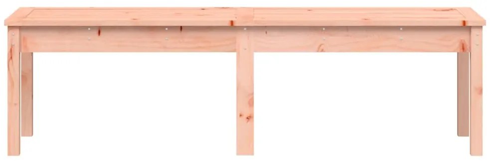 Banco jardim 2 lugares 159,5x44x45 cm madeira douglas cinzento