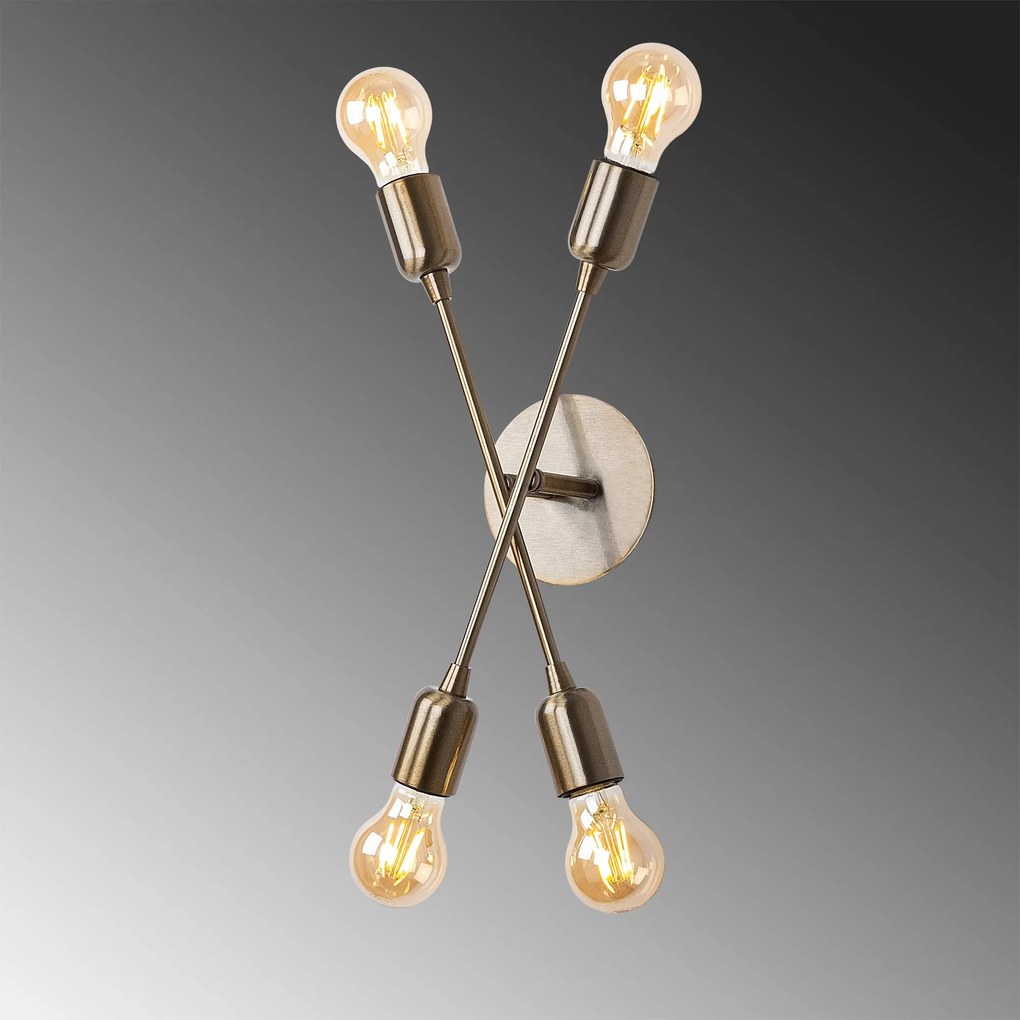 Candeeiro de Parede Fleur – Vintage – 17 x 8 cm