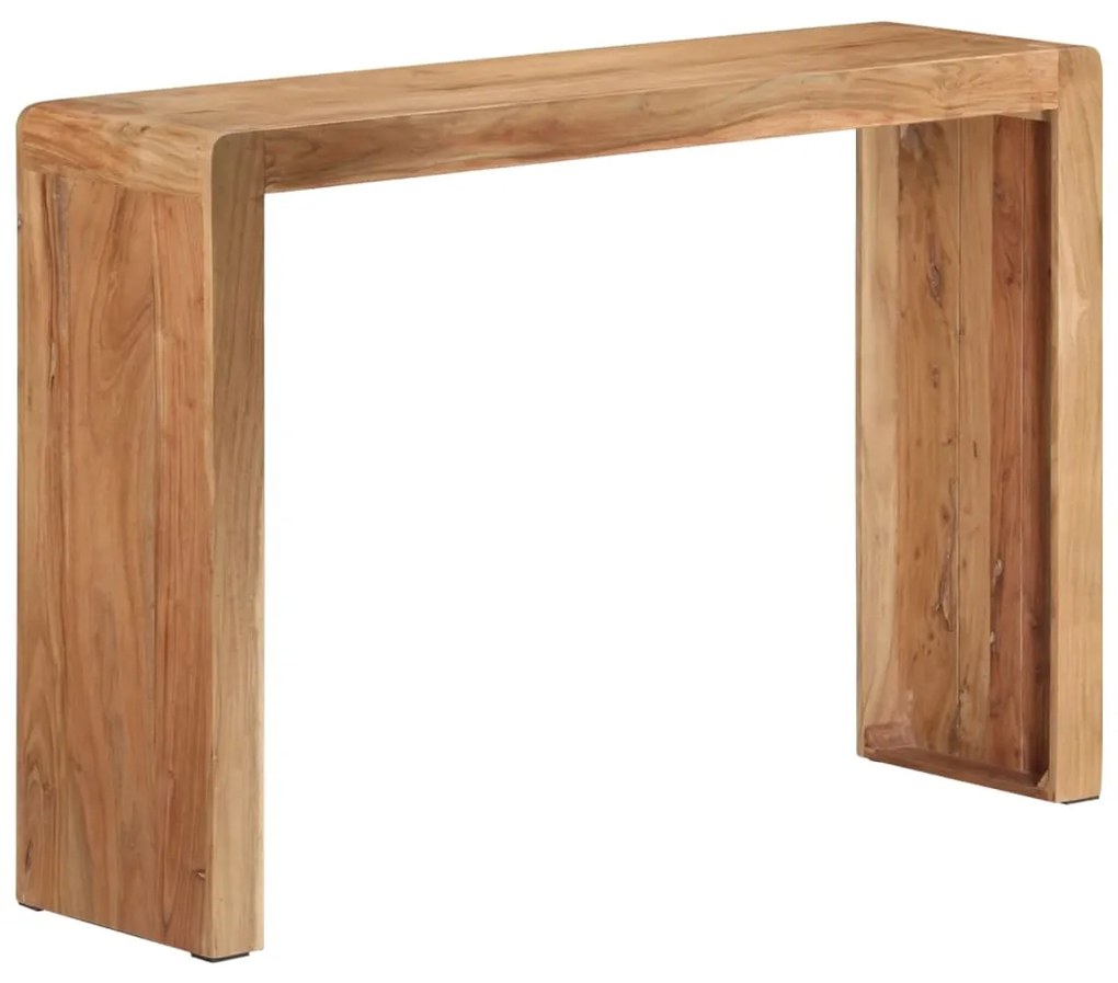 Mesa consola 110x30x76 cm madeira de acácia maciça