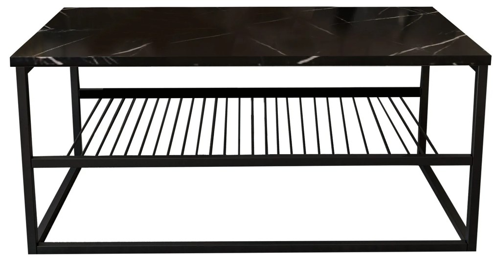 Mesa de Centro Asude – Preto – 95x42x55 cm