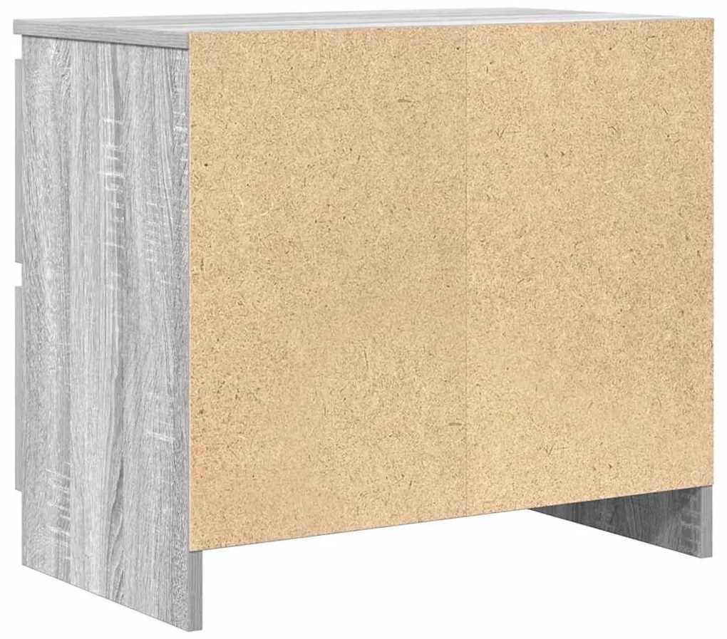 Móvel de TV 60x35x54 cm derivados de madeira cinzento sonoma