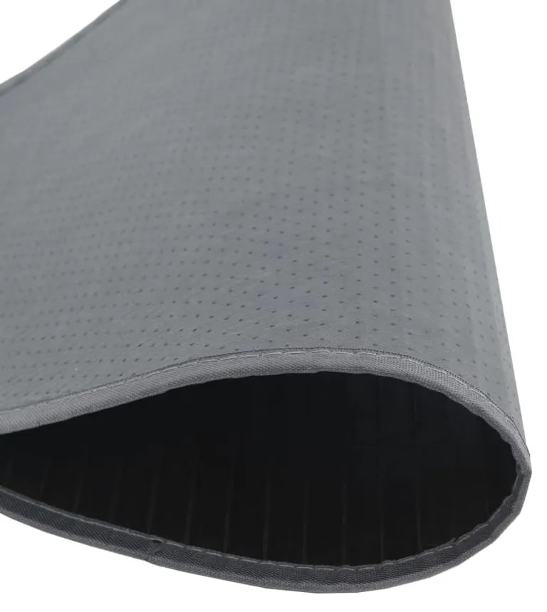 Tapete redondo 60 cm bambu cinzento