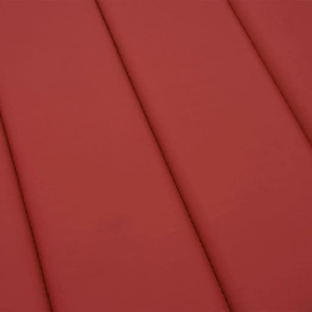 Almofadão p/ espreguiçadeira 200x60x3 cm tecido oxford vermelho