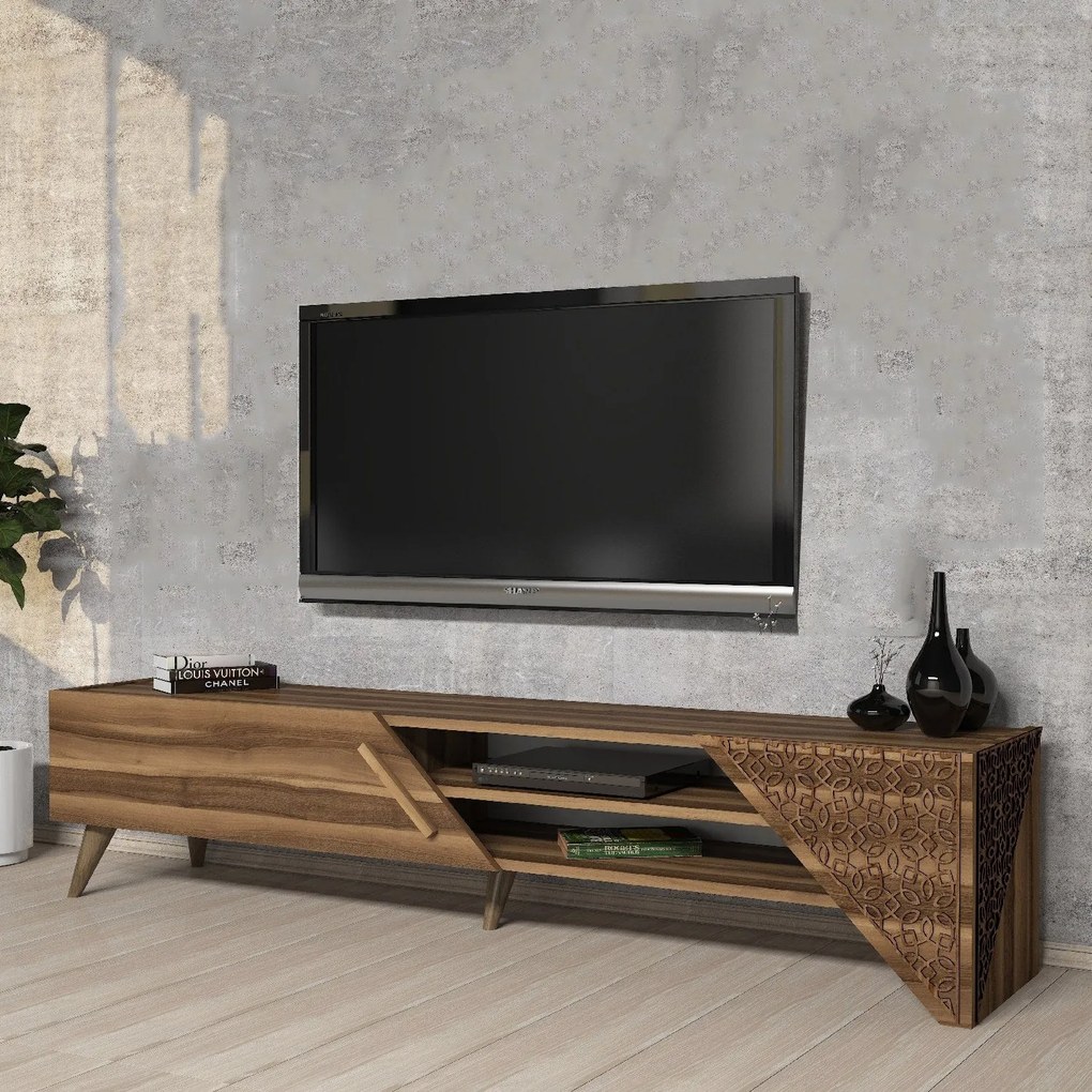 Móvel TV Beril – Noz – 180 cm x 37 cm x 40 cm