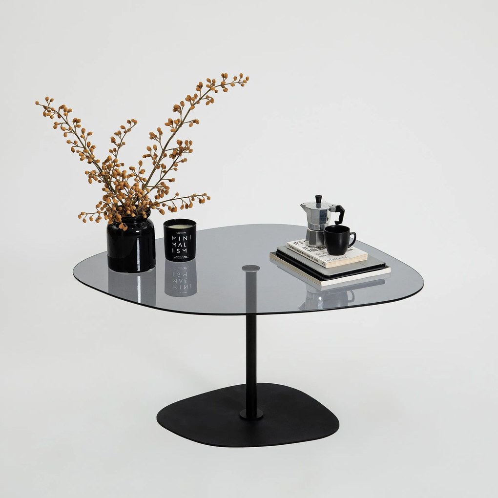 Mesa de Café Soho - Cinza Escuro - 85cm X 40cm X 67cm