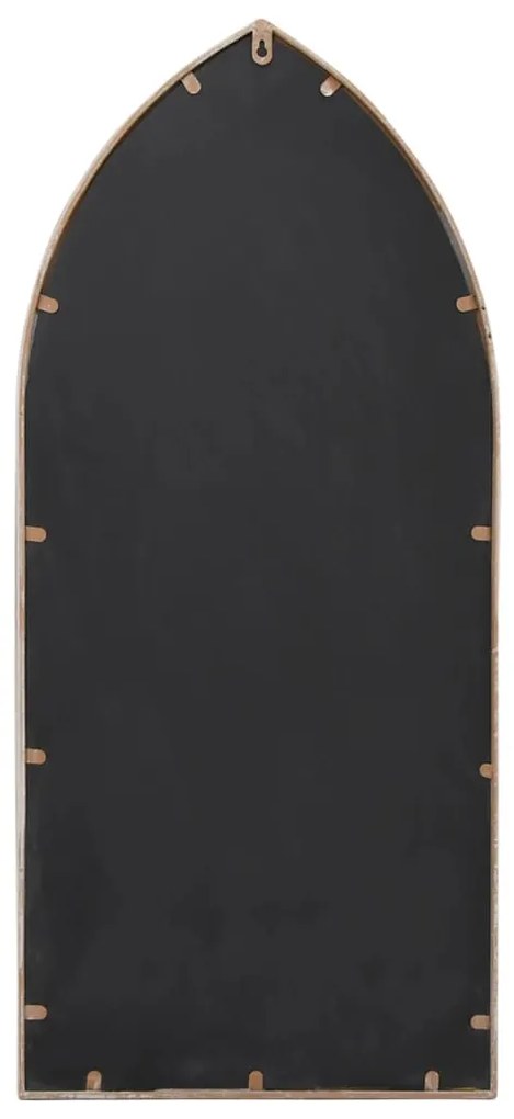 Espelho em ferro p/ uso no interior 100x45 cm cor areia