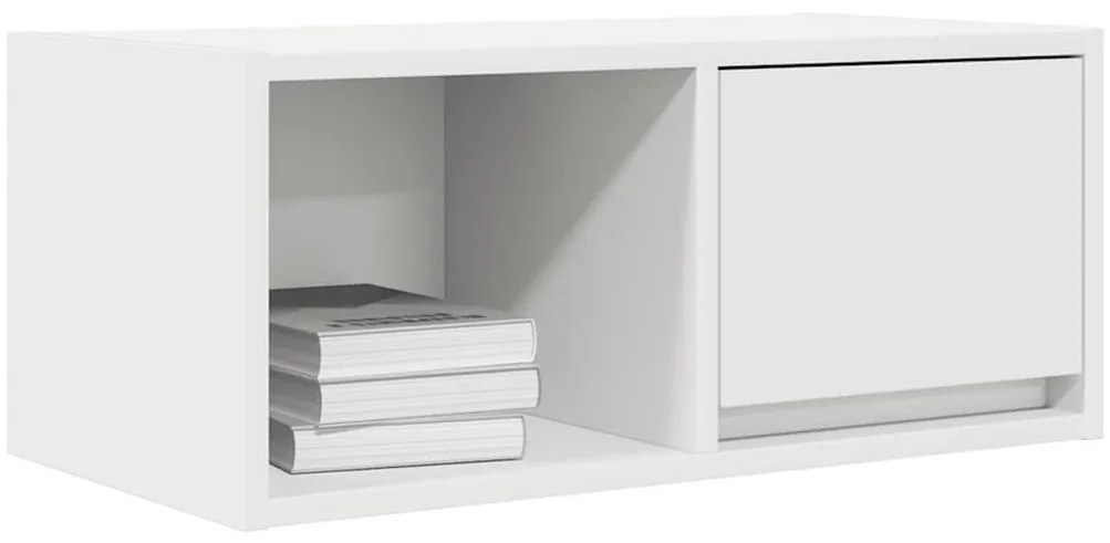 Móveis de TV 2 pcs 60x31x25,5 cm deriv. madeira branco