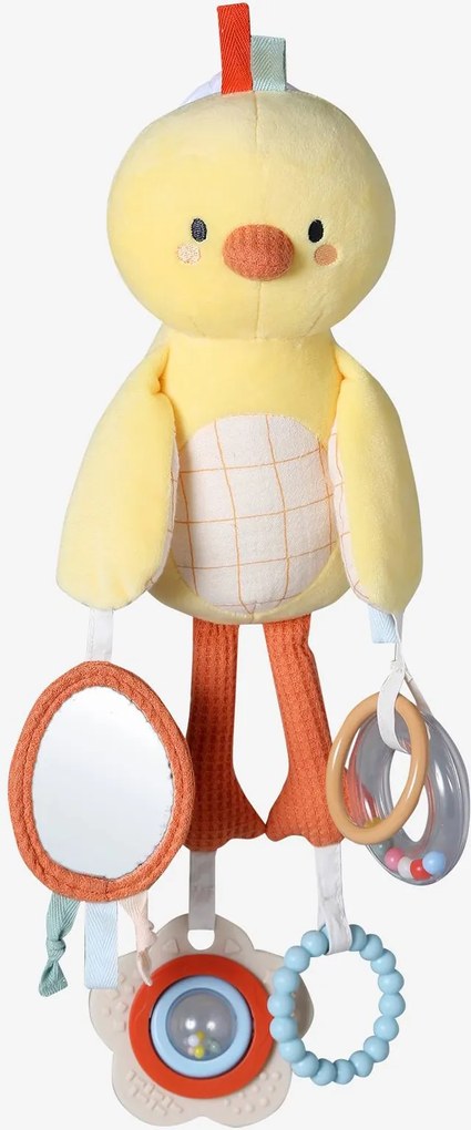 Peluche de atividade para pendurar amarelo
