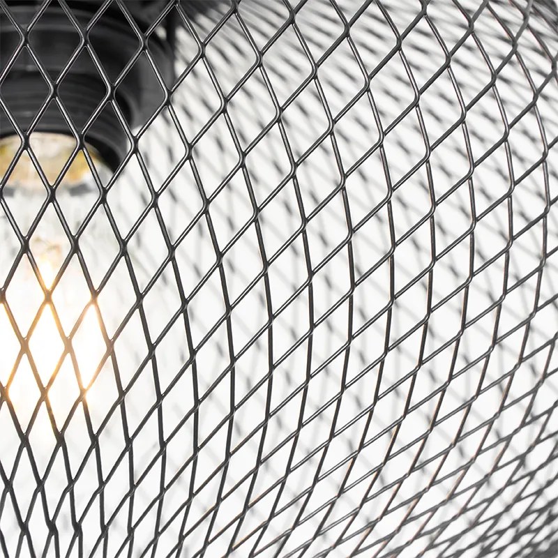 Luminária de teto industrial preta - Molly Industrial