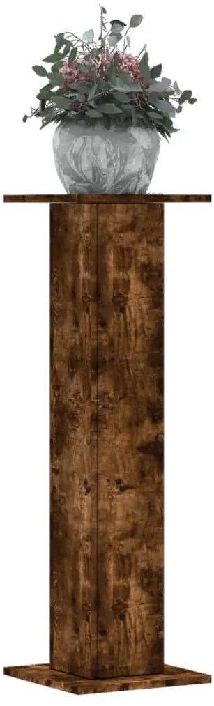 vidaXL Suportes p/ plantas 2 pcs 30x30x95 cm derivados de madeira