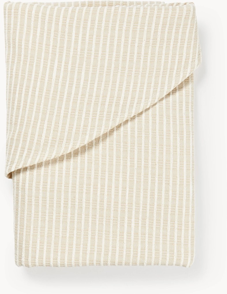 Toalha de mesa redonda às riscas Perry