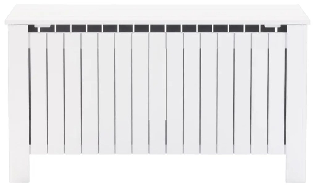 Caixa arrumação c/ tampa RANA 100x49x54 cm pinho maciço branco