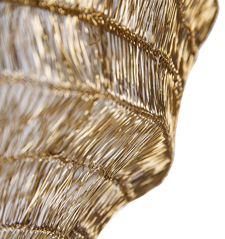 Candeeiro de teto oriental dourado 45 cm - Vadi