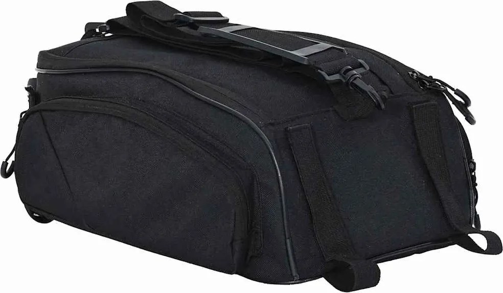 vidaXL Bolsa de Bicicleta Preto 38 x 21 x 16 cm Poliéster