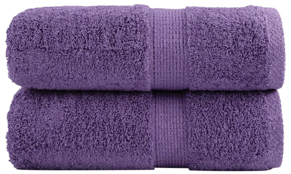 Toalhas de bidé premium SOLUND 2 pcs 30x50 cm 600 gsm roxo