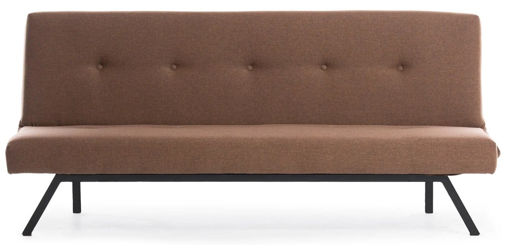 Sofá-Cama 3 Lugares Zola – Castanho – 180 x 102 cm