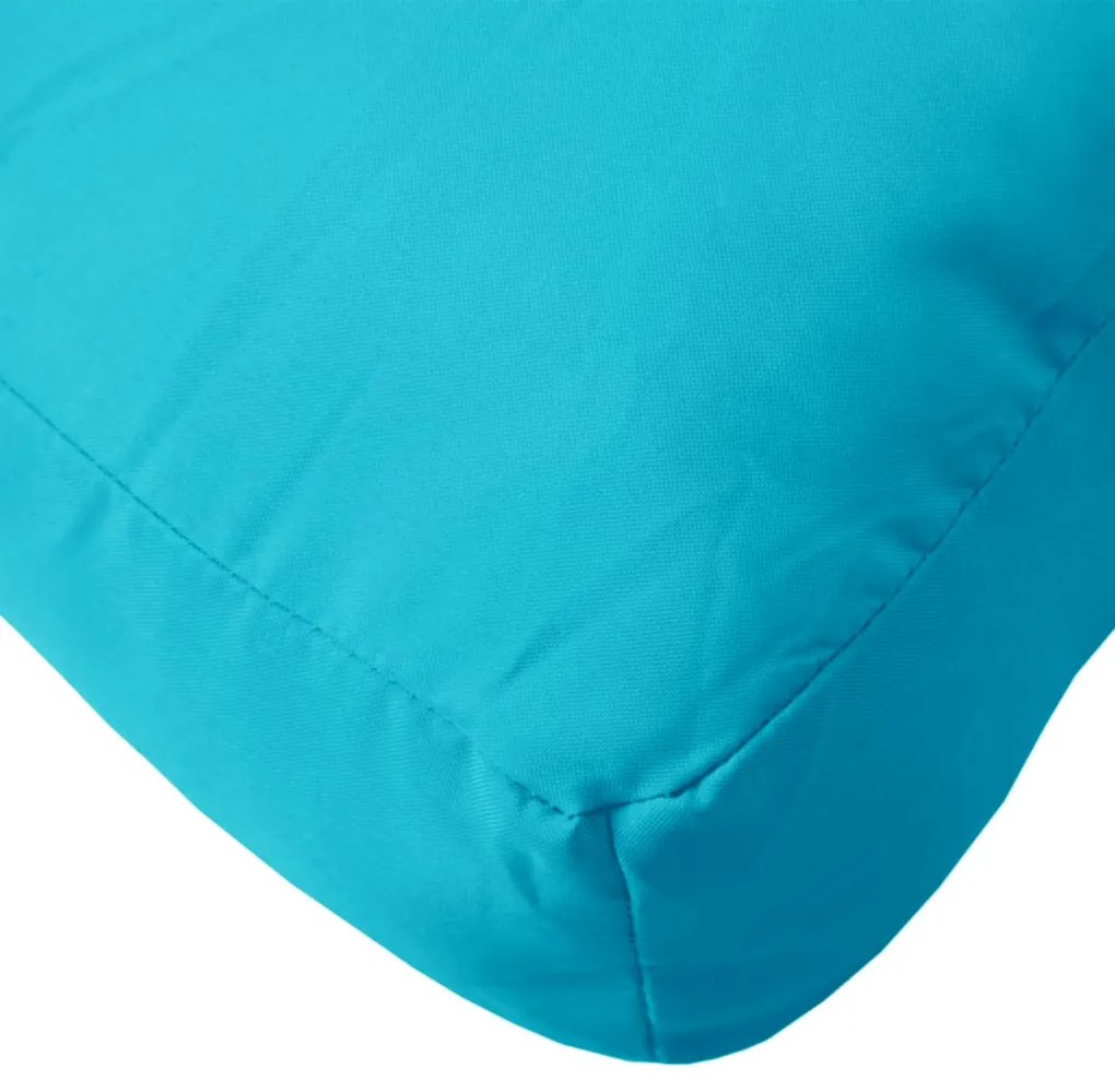 Almofadões p/ móveis de paletes 2 pcs tecido oxford turquesa