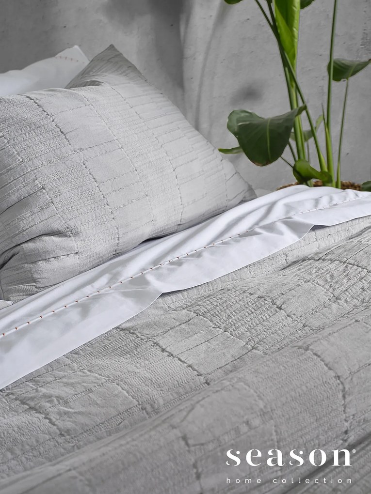 Colcha verão Ref. Fenda / 100% algodão: 1 Colcha 270x270 cm  ( largura x comprimento )