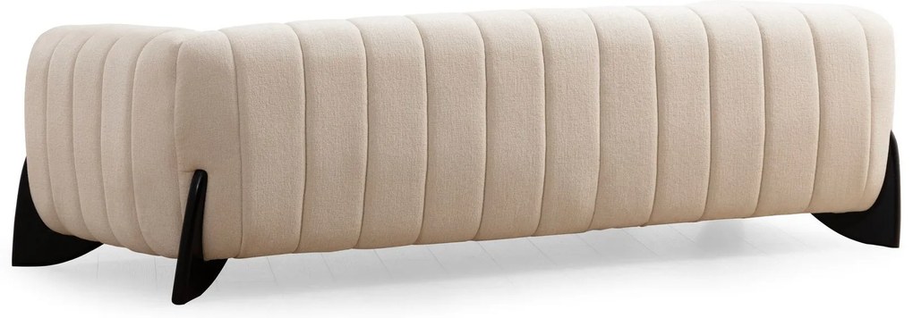 Sofá de 3 Lugares Sandreo – Branco – 248x100x70 cm