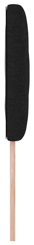 Cabeceira Bloco Diamante Preto 100 cm - Estofada e estilosa.