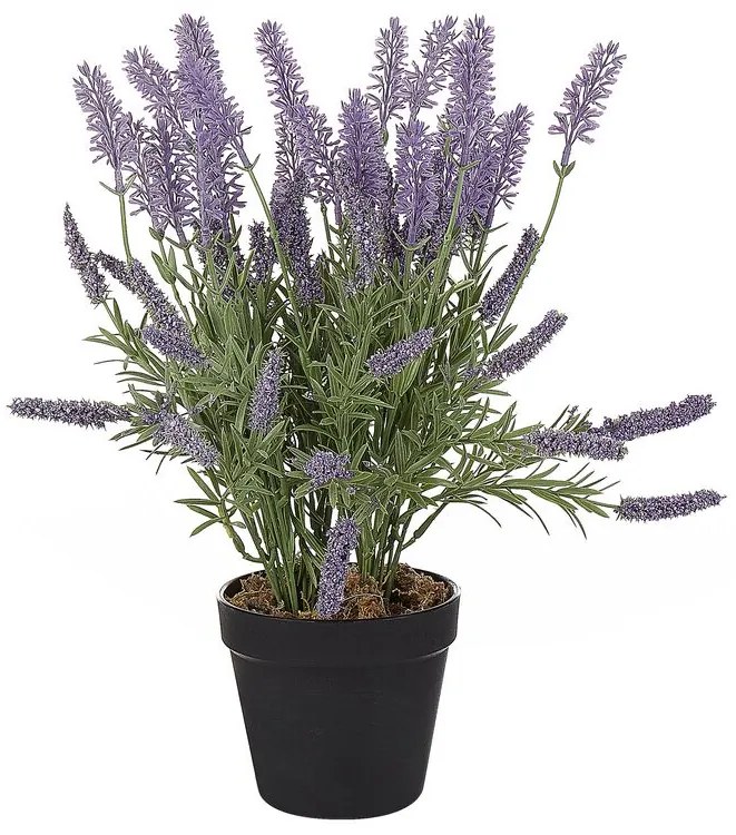 Planta artificial em vaso 42 cm LAVENDER PLANT Beliani