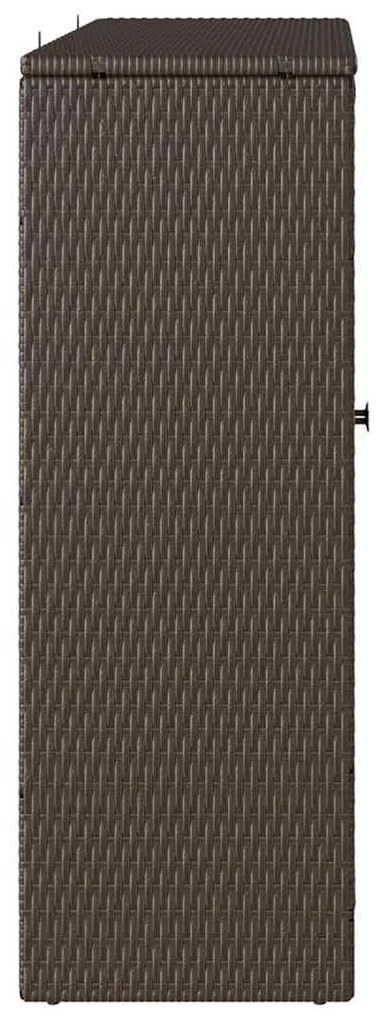 Armário de Armazenamento Castanho 100 x 36 x 102 cm de Rattan