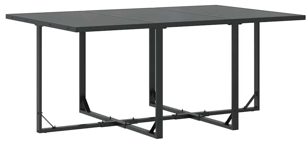 Conjunto de Jantar para o Jardim com 13 Peças e Almofadas em Aço e Tex