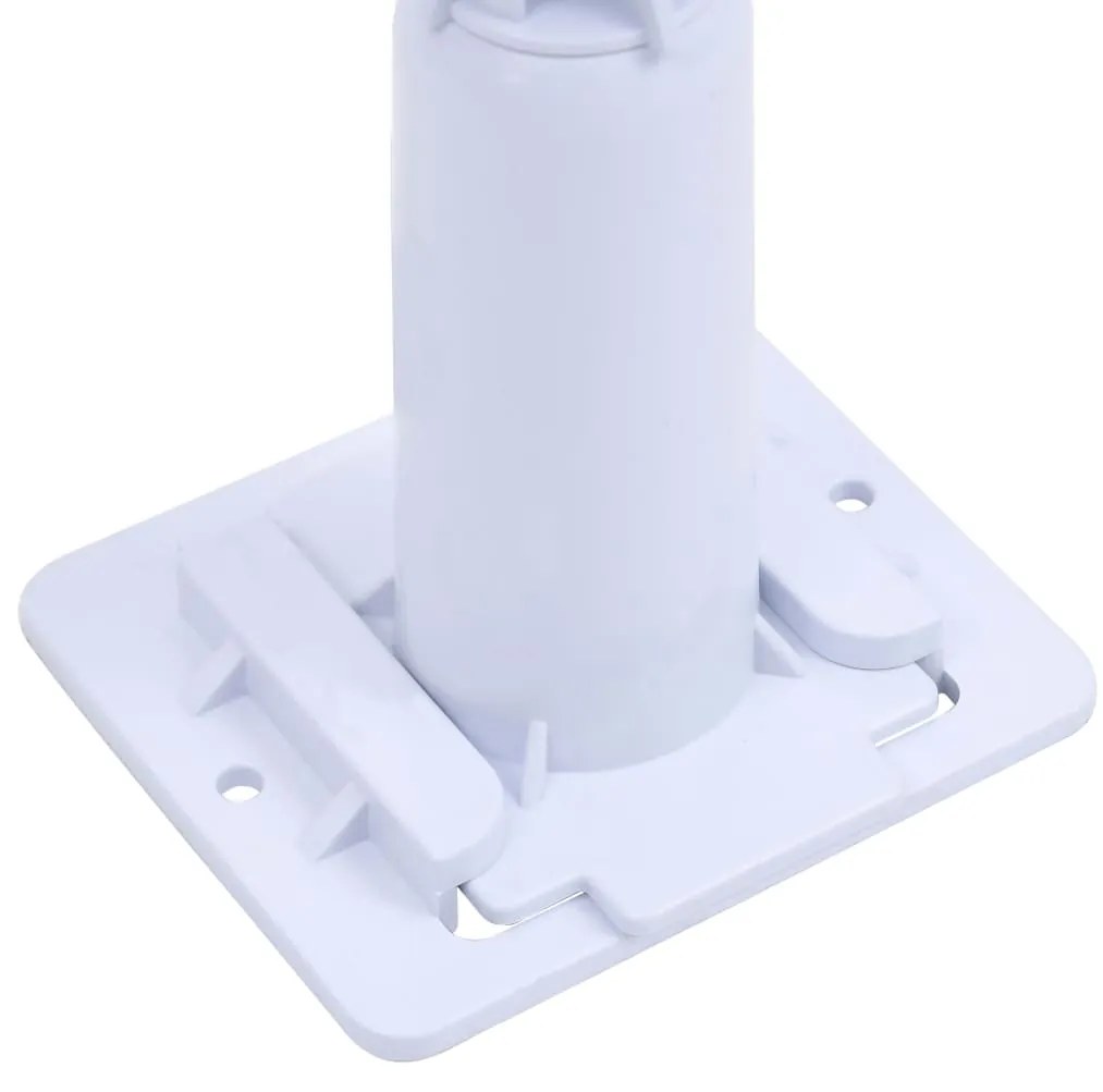 Enrolador para cobertura de piscina com base de plástico