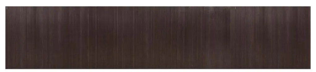 Divisória 165x800 cm bambu castanho-escuro