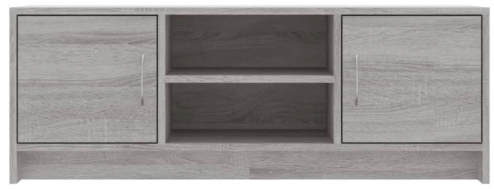 Móvel de TV 102x30x37,5 cm derivados de madeira cinzento sonoma