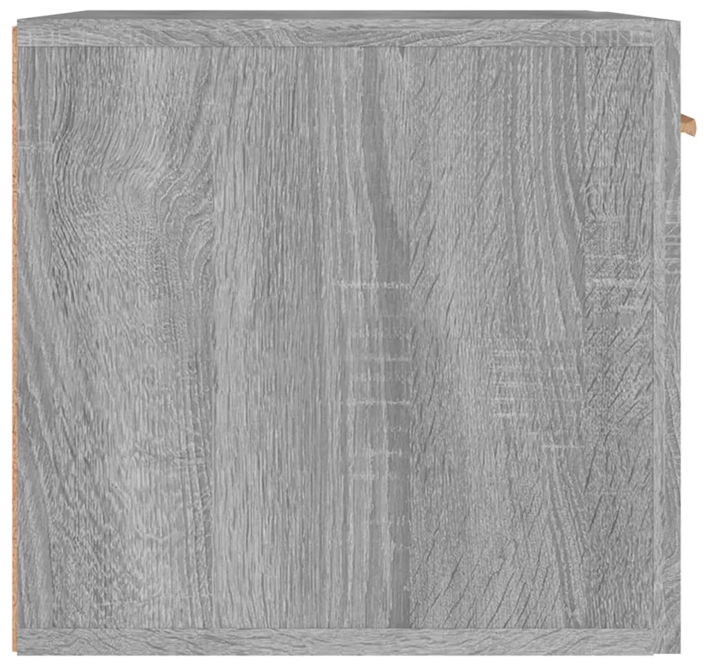 Armário parede 60x36,5x35 cm derivados de madeira cinza sonoma