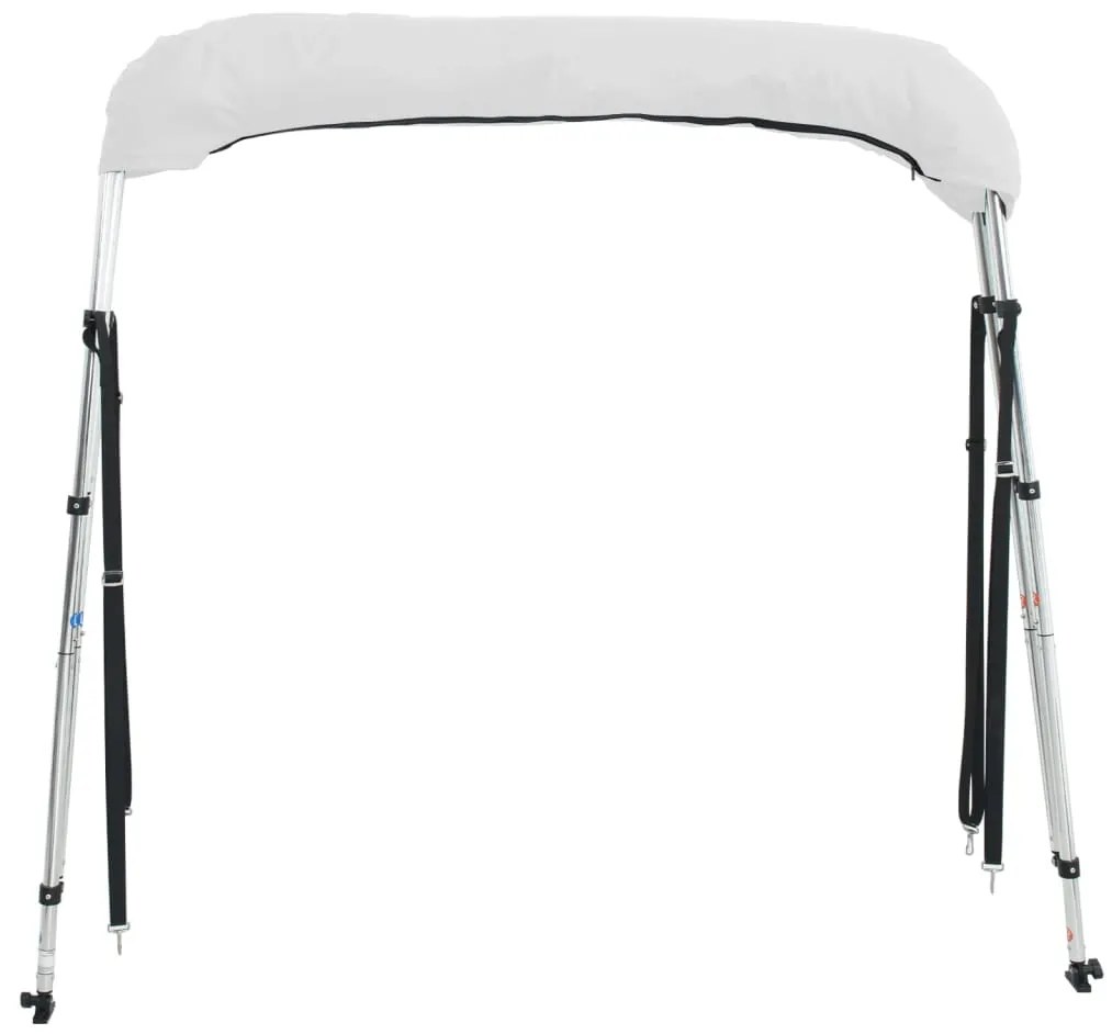 Toldo de 3 arcos Bimini c/ paredes laterais 183x(185-198)x137cm
