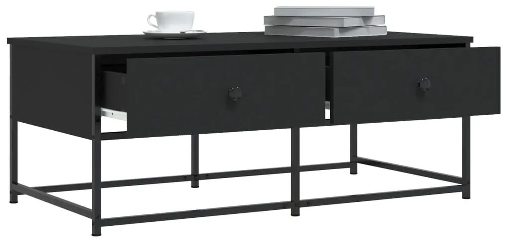 Mesa de centro 100x51x40 cm derivados de madeira preto
