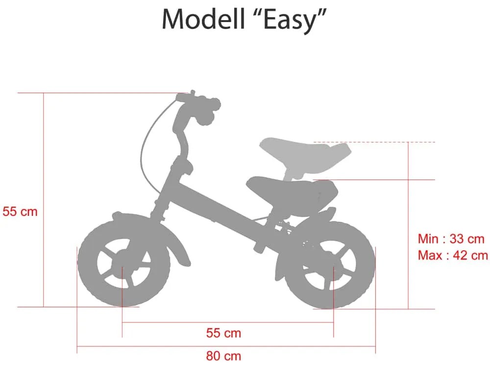 Bicicleta sem pedais Easy Raceline 55 x 80 x 33-42 cm Azul