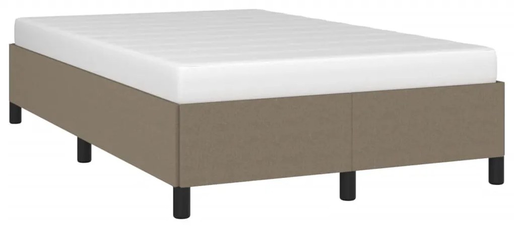 Estrutura cama sem colchão 120x200 cm tecido cinza-acastanhado