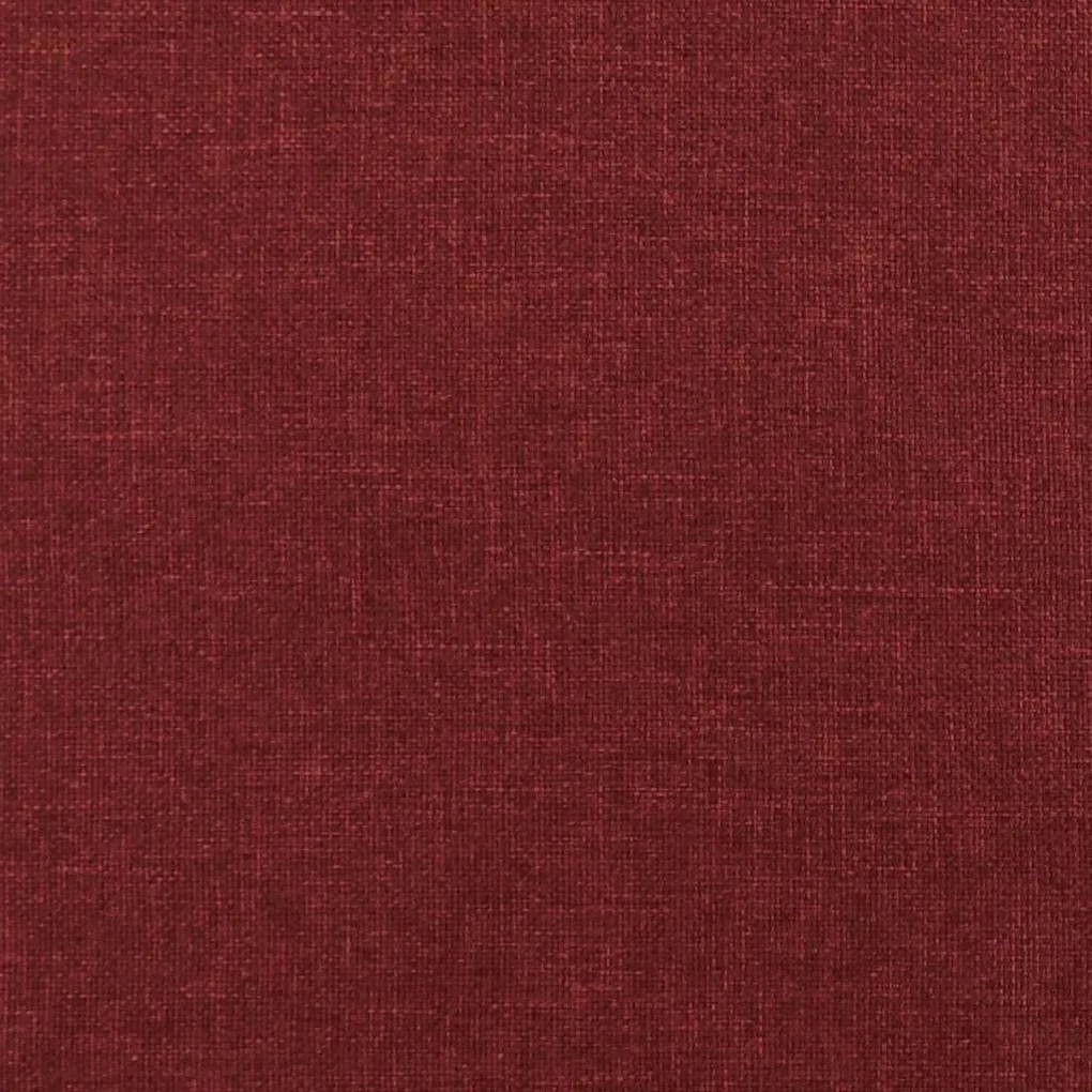 Painel de parede 12 pcs 90x15 cm tecido 1,62 m² vermelho tinto