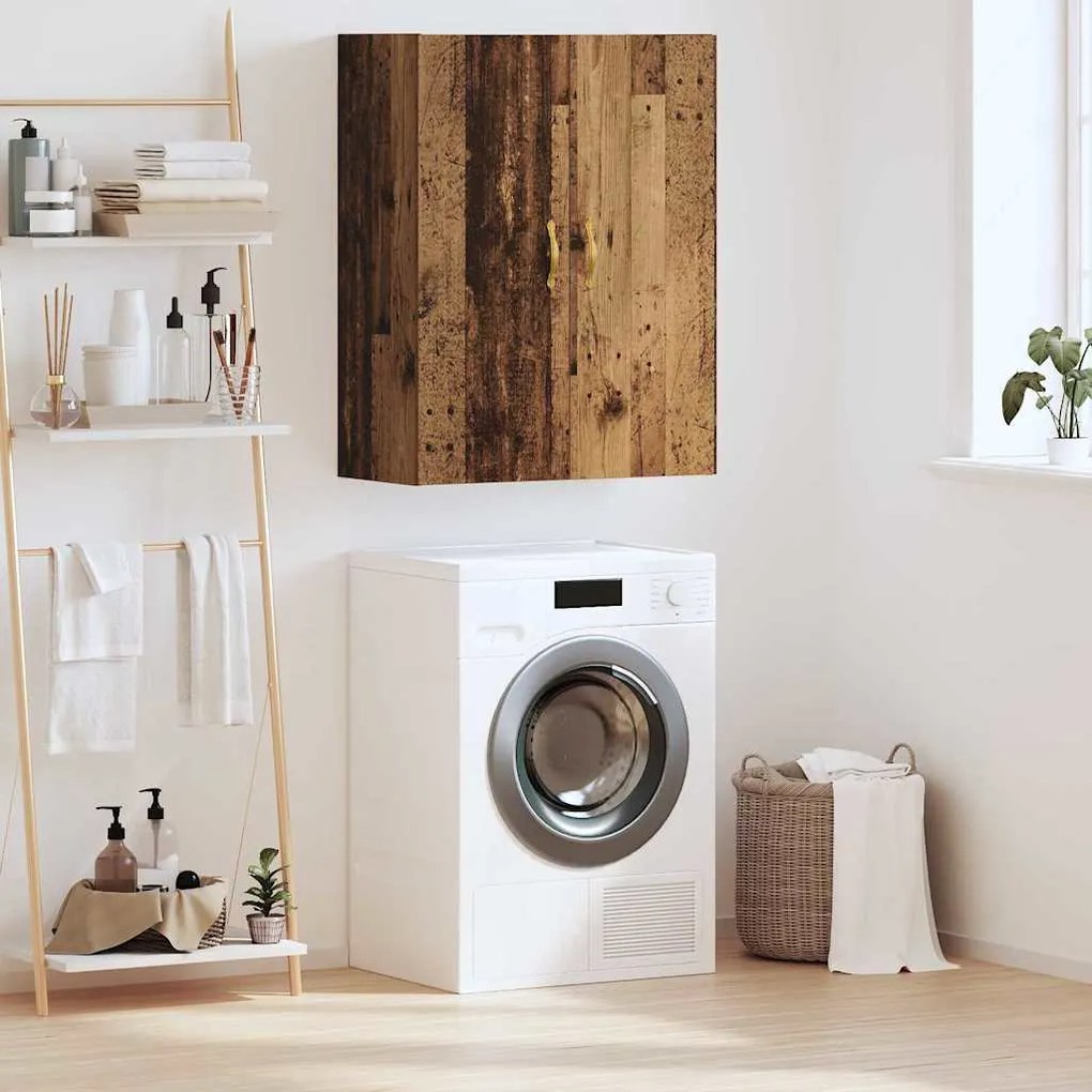 vidaXL Armário de Parede Madeira antiga 69,5 x 34 x 90 cm